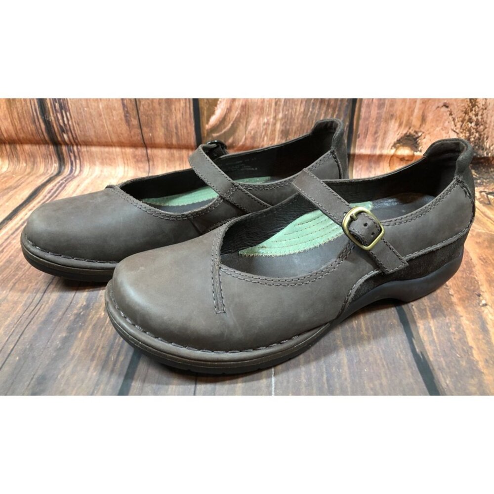 Dansko Womens 40 / 9.5-10 Brown Leather Mary Jane Shoes 5300067800  (7g1)